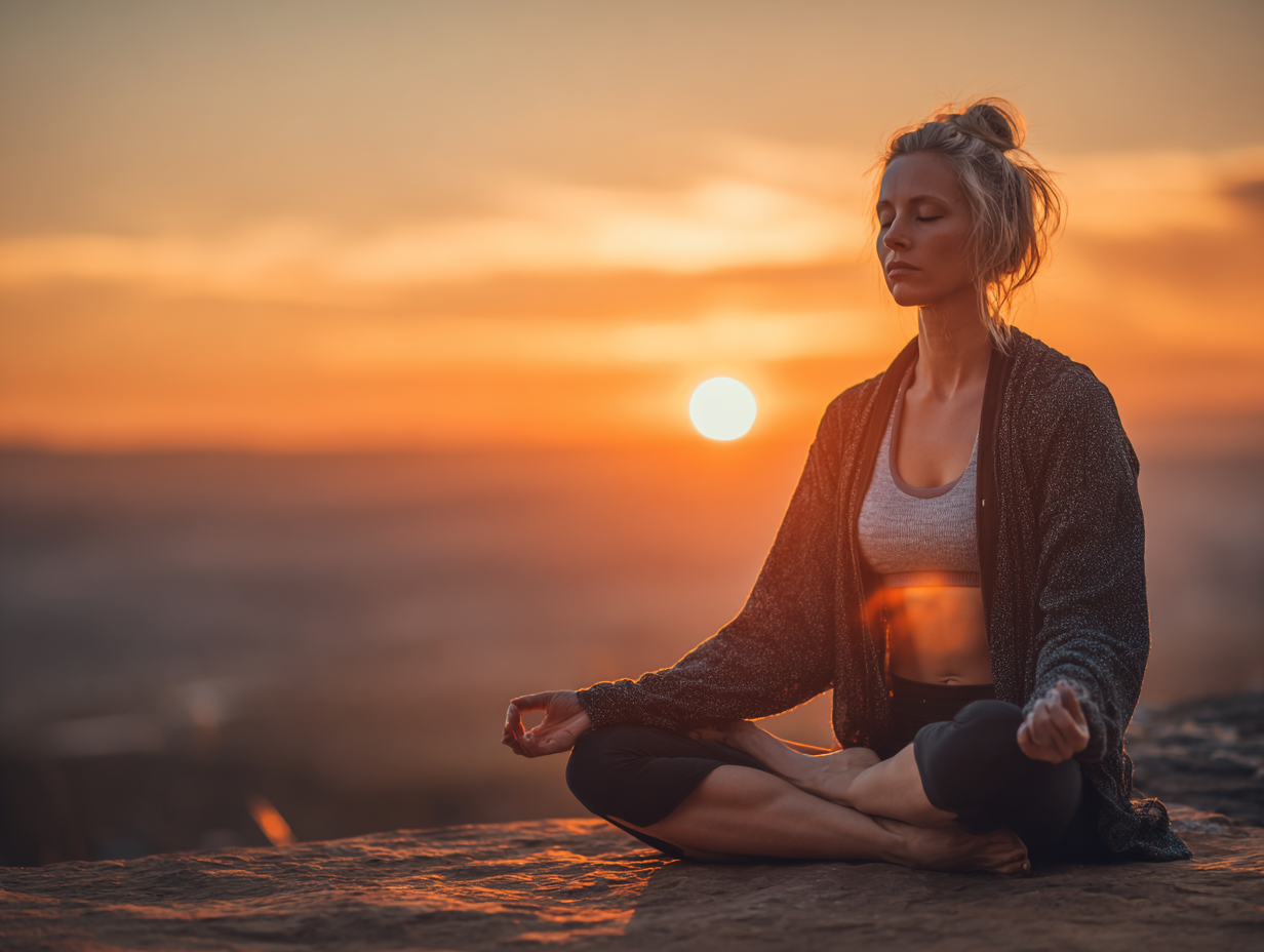 Nyugodt jóga gyakorlat